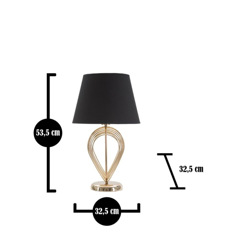 LAMPE DE TABLE MAXT CM Ø 32,5X53,5