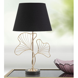 LAMPE DE TABLE FEUILLES CM Ø 30X60