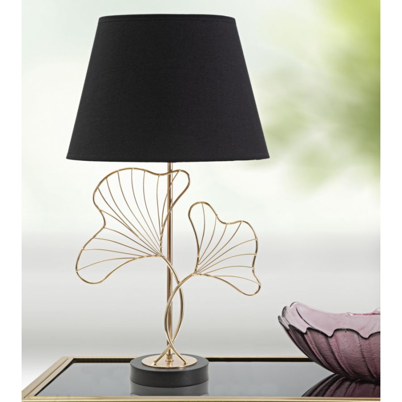 LAMPE DE TABLE FEUILLES CM Ø 30X60