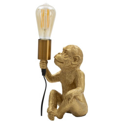 LAMPE DE TABLE SINGE CM 17X14,5X25