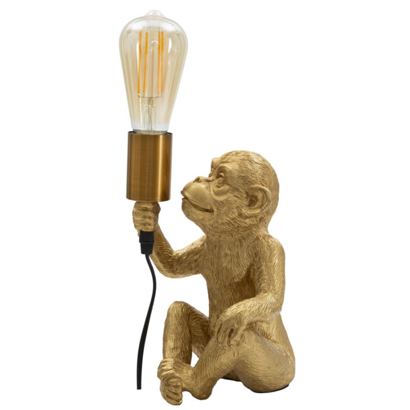LAMPE DE TABLE SINGE CM 17X14,5X25