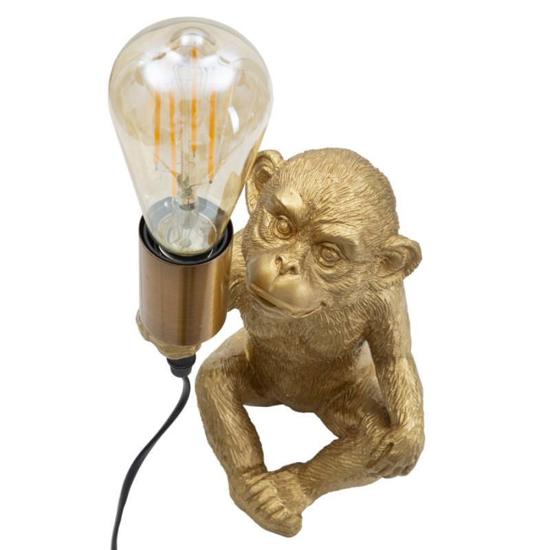 LAMPE DE TABLE SINGE CM 17X14,5X25