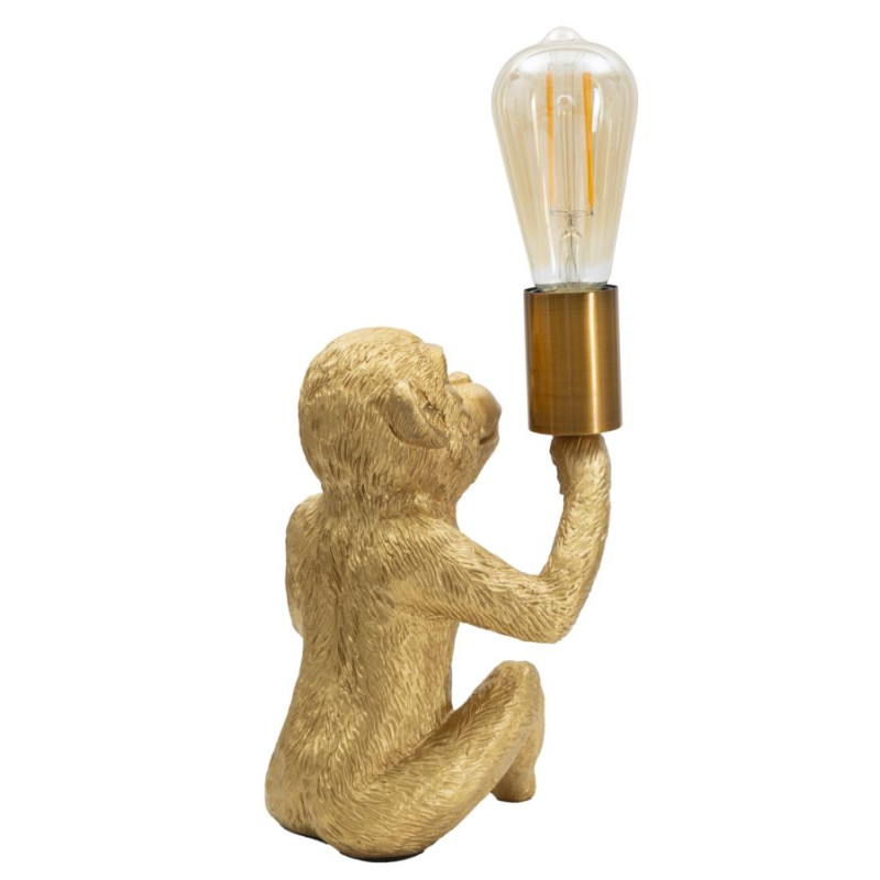 LAMPE DE TABLE SINGE CM 17X14,5X25