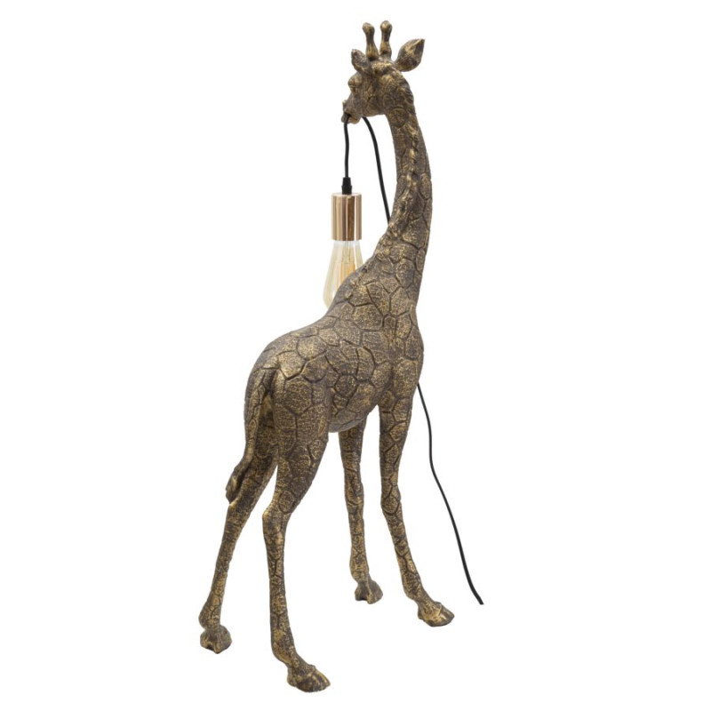 LAMPE DE TABLE GIRAFE CM 40X22X80