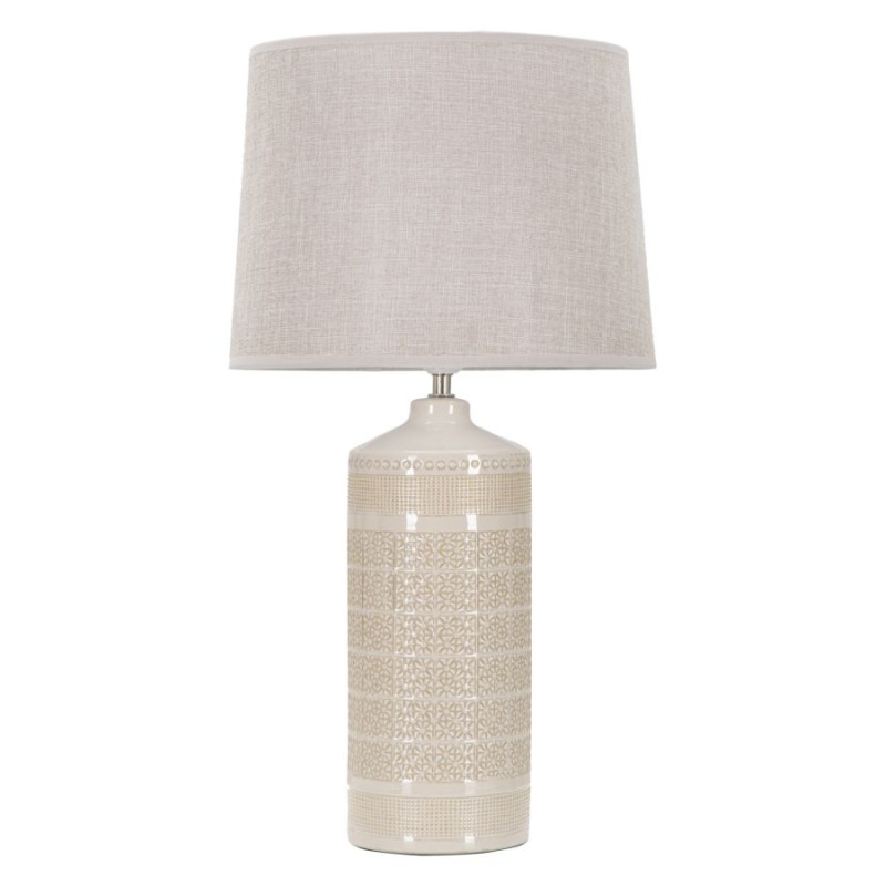 LAMPE DE TABLE EN CÉRAMIQUE GRAPHIQUES CM Ø 30X55