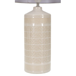 LAMPE DE TABLE EN CÉRAMIQUE GRAPHIQUES CM Ø 30X55