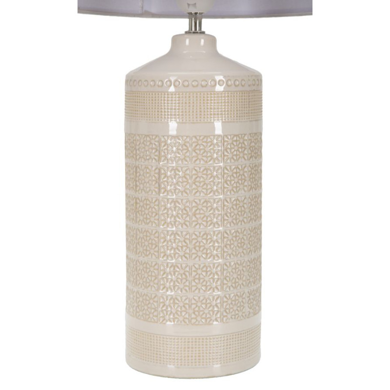LAMPE DE TABLE EN CÉRAMIQUE GRAPHIQUES CM Ø 30X55