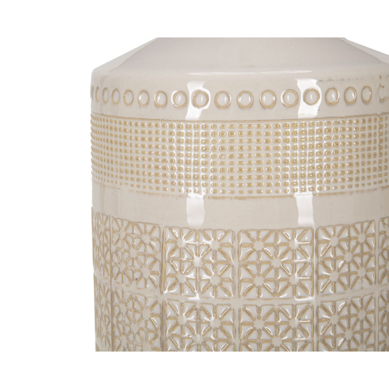 LAMPE DE TABLE EN CÉRAMIQUE GRAPHIQUES CM Ø 30X55