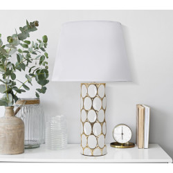 LAMPE DE TABLE GLAM CARV CM Ø 34,5X56
