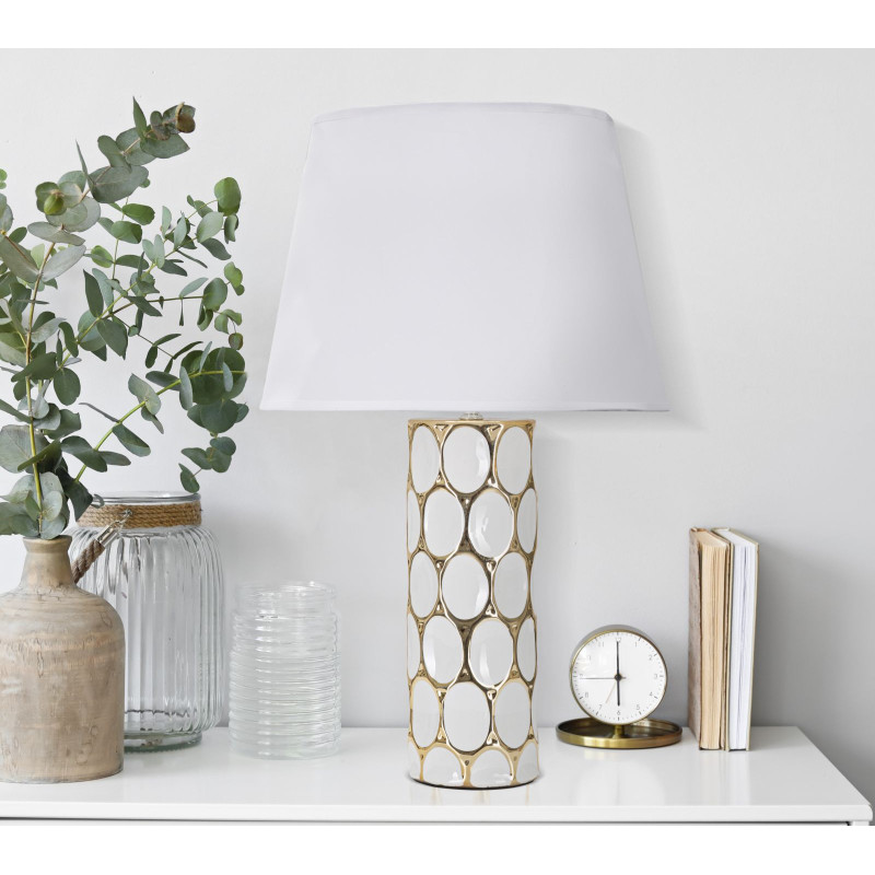 LAMPE DE TABLE GLAM CARV CM Ø 34,5X56