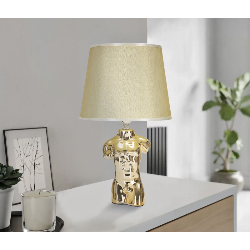 LAMPE DE TABLE GLAM MAN CM 25X42,5