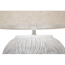 LAMPE DE TABLE POLYRÉSINE RONDE ATENE CM Ø 38X59