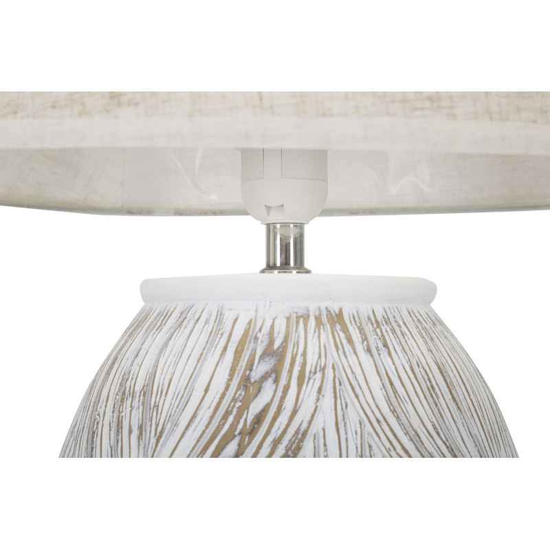 LAMPE DE TABLE POLYRÉSINE OVALE ATENE CM Ø 38X67