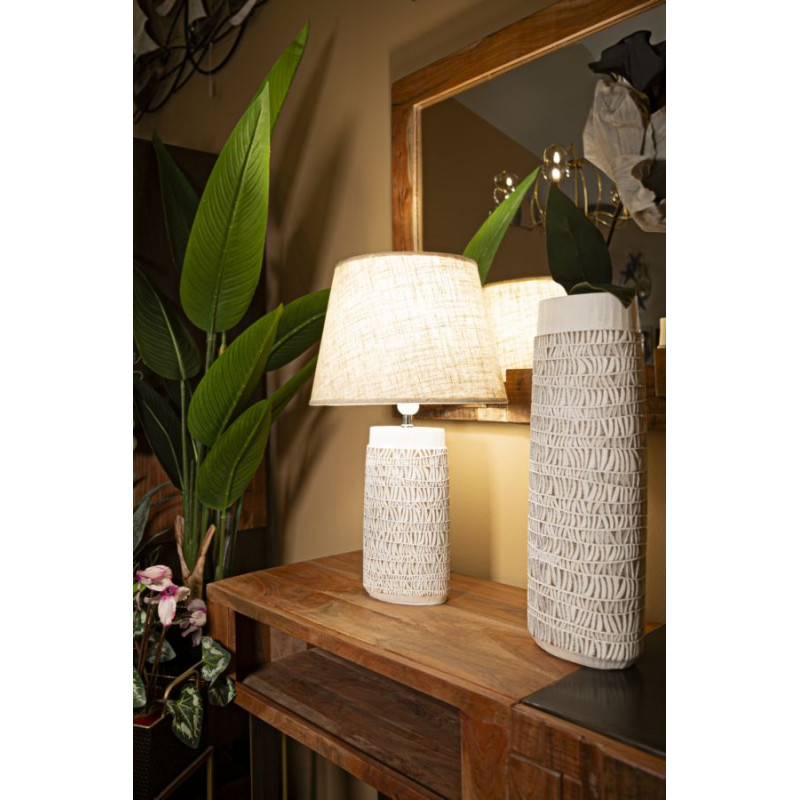 LAMPE DE TABLE POLYRÉSINE NAIROBI CM Ø 35X60,5