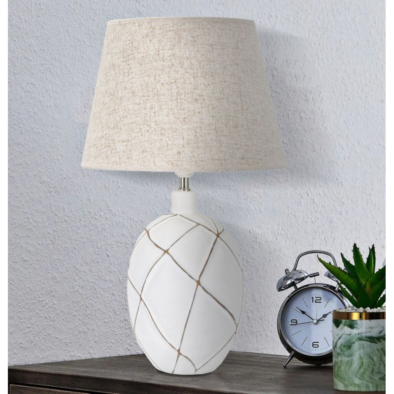 LAMPE DE TABLE POLYRÉSINE LINES CM Ø 35X60
