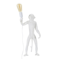 LAMPE DE TABLE MONKEY BLANC...