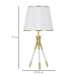 LAMPE DE TABLE TRIPLY CM Ø 28X57