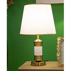 LAMPE DE TABLE BLANC CM Ø 31X52