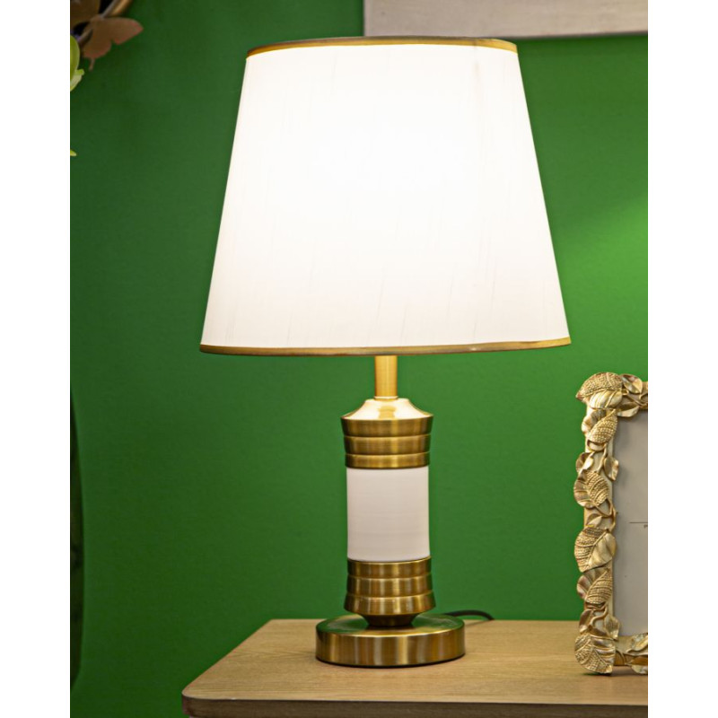 LAMPE DE TABLE BLANC CM Ø 31X52