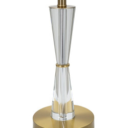 LAMPE DE TABLE CRISTAL CM Ø 30X56