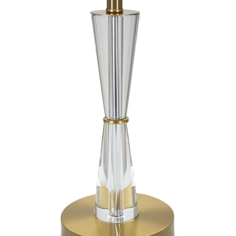 LAMPE DE TABLE CRISTAL CM Ø 30X56