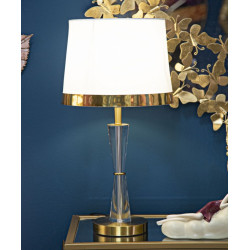 LAMPE DE TABLE CRISTAL CM Ø 30X56