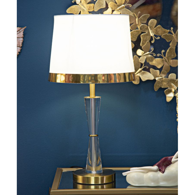 LAMPE DE TABLE CRISTAL CM Ø 30X56