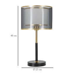 LAMPE DE TABLE LEVELS CM Ø 25X48