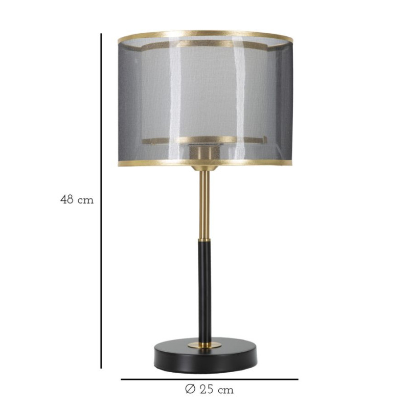 LAMPE DE TABLE LEVELS CM Ø 25X48