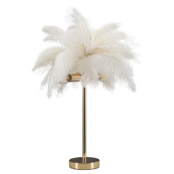 LAMPE DE TABLE PALM BLANC...