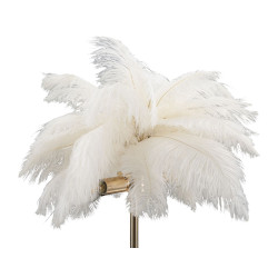 LAMPE DE TABLE PALM BLANC CM Ø 40X55
