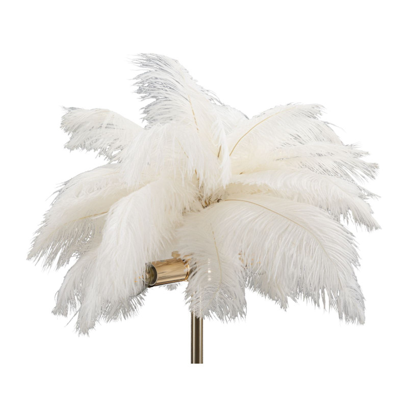 LAMPE DE TABLE PALM BLANC CM Ø 40X55