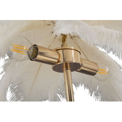 LAMPE DE TABLE PALM BLANC CM Ø 40X55