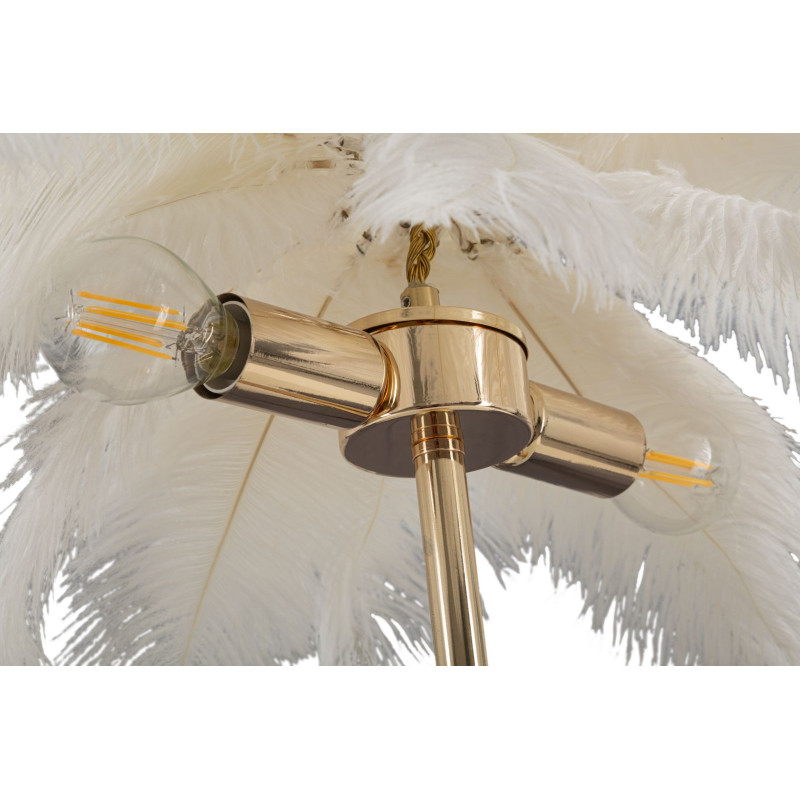 LAMPE DE TABLE PALM BLANC CM Ø 40X55