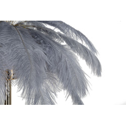LAMPE DE TABLE PALM GRISE CM Ø 55X60