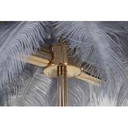 LAMPE DE TABLE PALM GRISE CM Ø 55X60