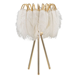 LAMPE DE TABLE PIED PLUMES...
