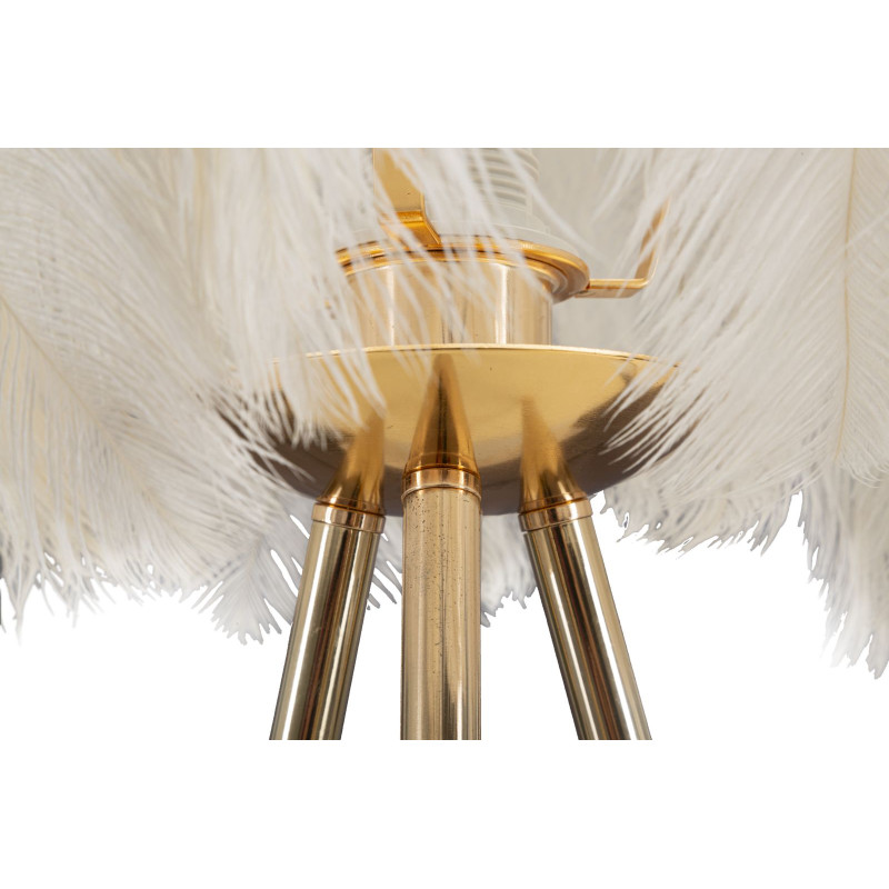 LAMPE DE TABLE PIED PLUMES CM Ø 40X60
