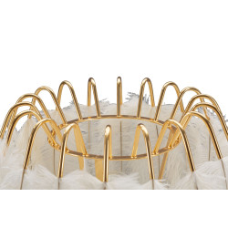 LAMPE DE TABLE PIED PLUMES CM Ø 40X60