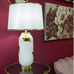 LAMPE DE TABLE EN CÉRAMIQUE CM Ø 40X70