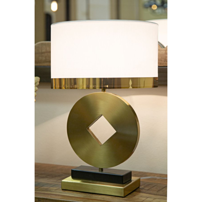 LAMPE DE TABLE COIN Ø 30X53