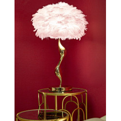 LAMPE DE TABLE SLIM ROSE CM Ø 40X63