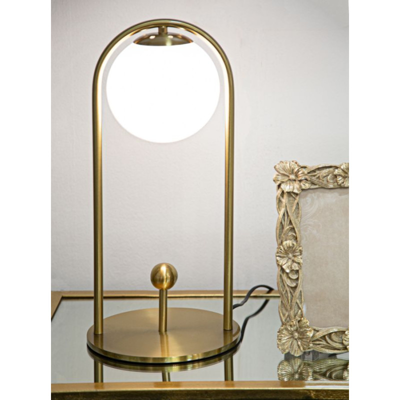 LAMPE DE TABLE GLAMY ARC -A- CM Ø 21X47
