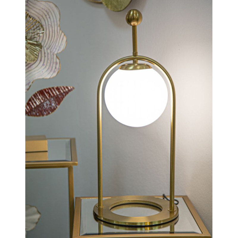 LAMPE DE TABLE GLAMY ARC -B- CM Ø 21X50