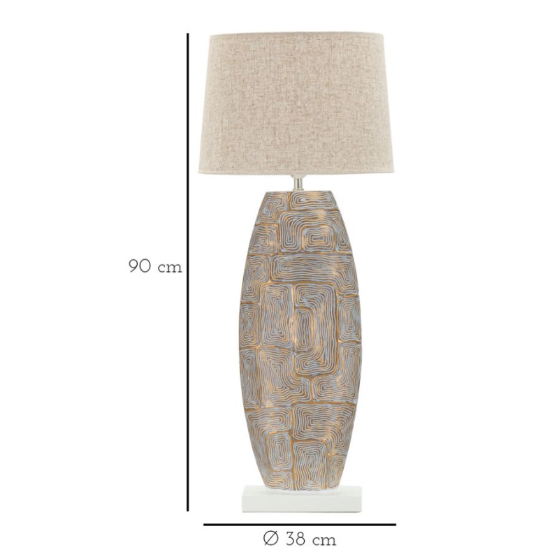 LAMPE DE TABLE ECLIPS TOUR CM Ø 38X90