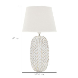 LAMPE DE TABLE LEAF CM Ø 35X65