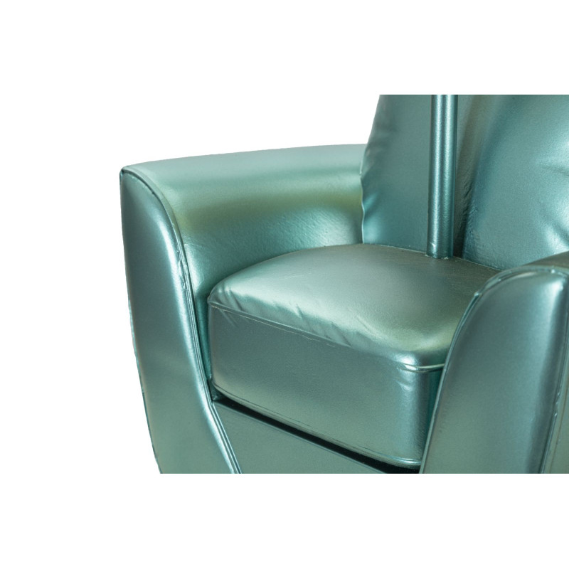 LAMPE DE TABLE MIDCENTURY TURQUOISE CM Ø 26X43