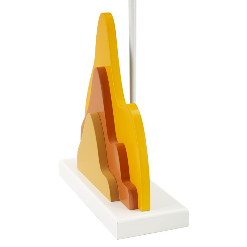 LAMPE DE TABLE COULEUR -A- CM 30X57