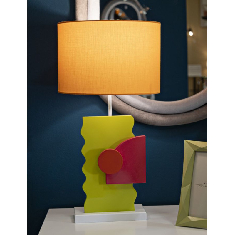 LAMPE DE TABLE COULEUR -B- 30X60,5