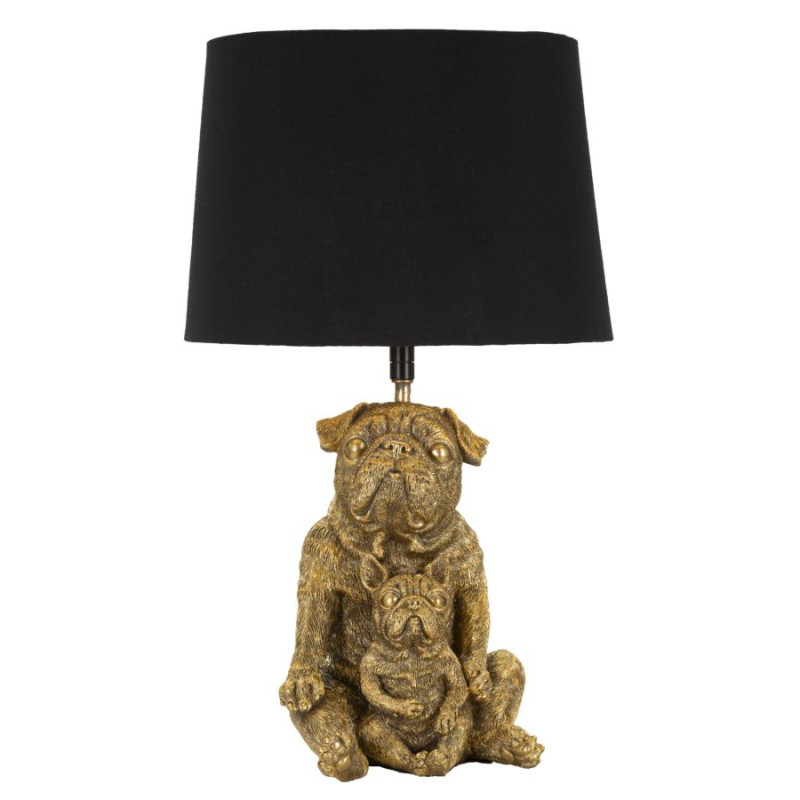 LAMPE DE TABLE CHIEN CM Ø 26X43,8